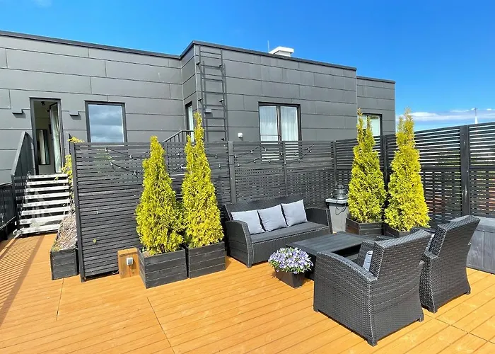 City Terrace Apartment Avangard - Large Private Roof Terrace